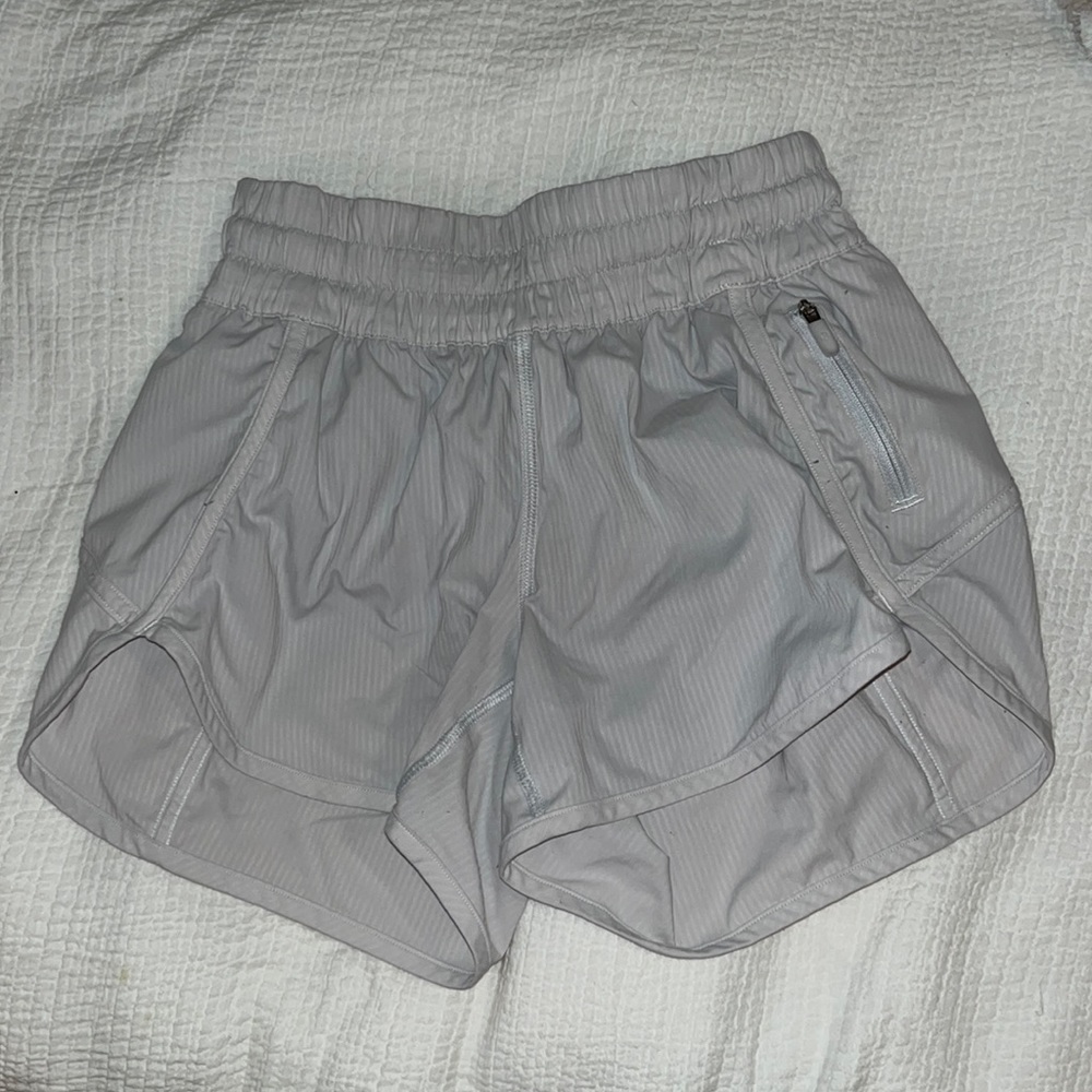 Lululemon white/grey shorts